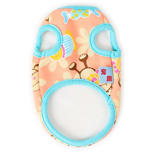 image for Minisoya Lovely Dog Cat Puppy Clothing Small Puppy Vest Shirt Soft Pet