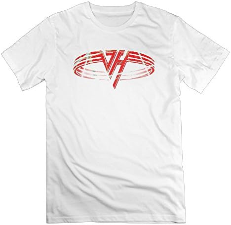 Mens Van Halen Logo 1984 Hot For Teacher Classic Short Sleeve Tshirt Cotton