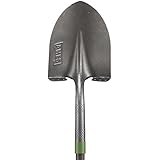 AMES 25332100 Tempered Steel Round Point Shovel with Fiberglass Handle, 61-Inch