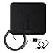 TV Antenna 50 Miles Booster - Coolmade 2017 Indoor Digital HDTV Antenna with Detachable Signals Amplified Booster Loog Range Antenna for TV 1080P High Reception Free TV with 9.8Ft Coaxial Cable