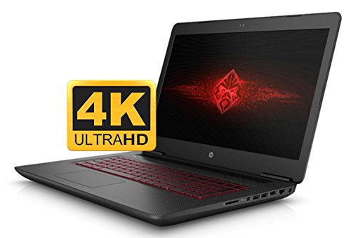 Newest HP OMEN 17 17.3'' UHD 4K VR Ready Gaming and Business Laptop (Intel i7, 2TB HDD + 512GB SSD, 17.3 inch UHD 3840 x 2160, 32GB RAM, GeForce GTX 1060, Win 10 Pro)
