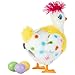 Hallmark Sassy Squawkin' Egg Droppin' Hen Musical Stuffed Animal with Motion, 11