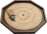 Real Hardwood Tournament Size Crokinole Board by