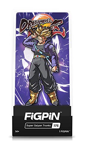 FiGPiN Dragon Ball Fighterz: Super Saiyan Trunks - Collectible Pin with Premium Display Case - Not Machine Specific