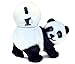 COTA Global Panda Snow Globe - Wildlife Animal Water Globe Figurine with Sparkling Glitter, Zoo Collectible Novelty Ornament for Home Decor, for Birthdays, Christmas, Valentine – 45mm