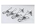 APL JZ-13 Universal Stainless Steel Clips Clothespins Hanging Clips for Home Office Use, 10 PCS