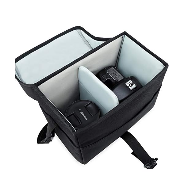 XXCLZ Wasserdichter DSLR Kameratasche Fotografie Fototasche Objektiv Rucksack DSLR-Beutel für Nikon Canon Sony Panasonic… – Bild 5