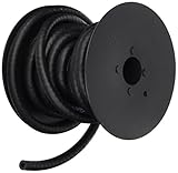 HBD INDUSTRIES Thermoid NBR/PVC SAE30R7 Fuel Line Hose, 1/4" x 25' Length, 0.25" ID, Black