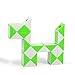 Speed Cube Set, INTEGEAR Magic Cube Bundle 2x2 3x3 Pyramid and Skewb Cube Set with a Bonus Snake Ruler Twist, Educational STEM Toys for Kids [4 Pack] + [ 1 Bonus Pack]
