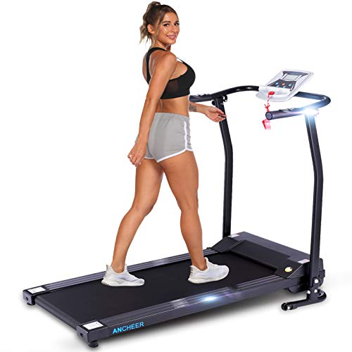 ANCHEER Treadmill for Small Treadmills with LCD Monitor