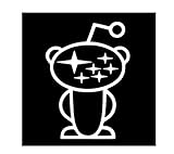 2x White Subaru Subie Reddit Alien Window Decal Vinyl Impreza WRX STI Sticker