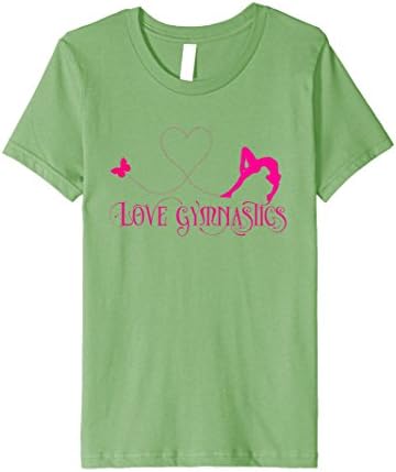 Kids Love Gymnastics Gymnast Flip Turn Tumble Premium Shirt 6 Grass