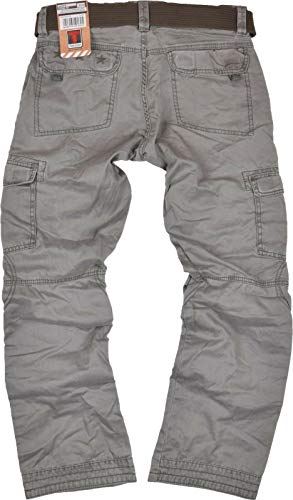 Timezone Herren Cargo Hose Benito 4175 Dusty Olive – Bild 3