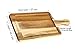 Acacia Wood Paddle Serving Board HAPPY EVERYDAY Engraved, 15 x 7.1 In Small Kitchen Wooden Cutting Board With Handle, Slicing Board for Cooked Food, Bread Serving Board By HTB