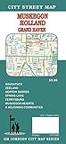 Muskegon / Holland / Grand Haven / Saugatuck, Michigan Street Map by