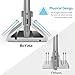 [Updated Version] Vertical Laptop Stand, BoYata Aluminum MacBook Stand Laptop Holder Desktop Stand with Adjustable Dock Size Compatible for MacBook/Lenovo/Dell Laptops (up to 17.3 inches) (Silver)thumb 4