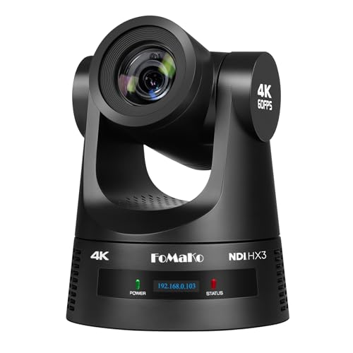FoMaKo K630N 4K PTZ Camera 30x Optical Zoom