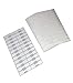 1000 Pieces White Jewelry Repair, Price and Indentification Tags/Tyvek Self Adhesive Rectangular Dumbbell/Barbell Jewelry Price Tags