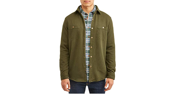 Long-Sleeve Thermal Shirt Jacket 