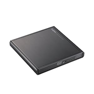 ロジテック CDドライブ 音楽取り込み Android用 ブラック LDV-PMH8U2RBK