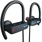 Wireless Headphones Bluetooth Sport Earbuds - Noise Cancelling IPX7 Waterproof Earphones with Microphone for Men and Women - 9 Hours Play Best for Gym, Running, Workout, Jogging