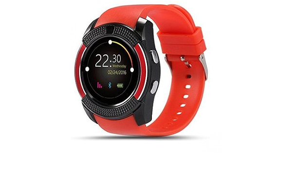 SMARTWATCH V8 / iOS/Android (Rojo) : Amazon.es: Deportes y aire libre