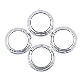 4X Chrome Interior Air Conditioning AC Vent Trim Cover for 2007 - 2016 Jeep Wrangler
