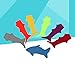 BESTONZON 10pcs Shark Popsicle Holders Popsicle Ice Bag Set Ice Sleeves Freezer Holders,Creative,Reusable