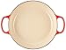 Le Creuset of America Enameled Cast Iron Buffet Casserole with Glass Lid, 3 1/2 quart, Cerise (Cherry Red)