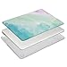 MOSISO Compatible with MacBook Air 13 inch Case (Models: A1369 & A1466, Older Version 2010-2017 Release), Plastic Pattern Hard Shell Case & Keyboard Cover & Screen Protector, Rainbow Mist