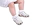 EPEIUS 6 Pairs Baby-Girls Infants Eyelet Frilly Lace Socks Princess Ankle Socks for 6-12 Months Ivory/Pink/White/Gray/Mint Green/Purple