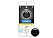 Pebblebee Key Finder Phone Finder Bluetooth Tracker with Replaceable Battery, 200 Feet Range, Amazon Alexa Integrated Skill, Stainless Steel, LED Light, Key Ring Included, Black