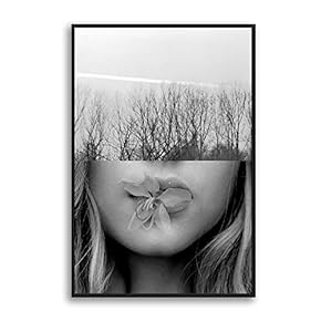Framed Canvas Home Artwork Decoration Portrait Canvas Wall Art for Living Room, Bedroom - 16x24 inches