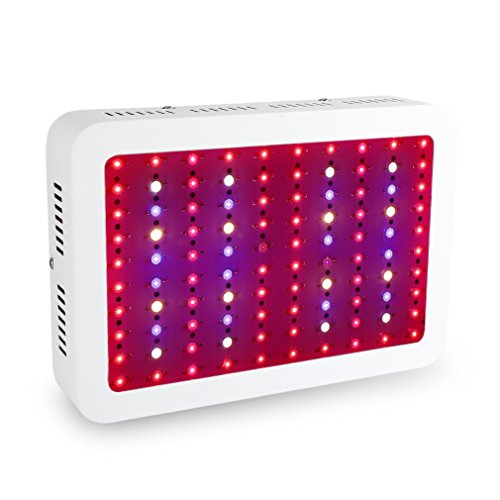 LVJING 1000W LED Grow Light Full Spectrum for Indoor Plants Veg and Flower, Hydroponic Greenhouse Aquatic Plants Growing Lamps, Double Chips, AC85~265V LVJING 1000W LED Grow Light Full Spectrum for Indoor Plants Veg and Flower, Hydroponic Greenhouse Aquatic Plants Growing Lamps, Double Chips, AC85~265V