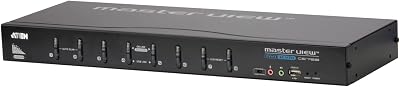 ATEN CS1768 8 Port USB DVI KVM Switch with Dual Monitor Support