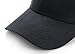 KVMV 6 Panel Faux Suede Leather Classic Adjustable Plain Hat Baseball Cap