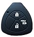 KAWIHEN Silicone Key Fob Cover Fit for Toyota 4Runner Corolla Matrix RAV4 Venza Yaris Pontiac Vibe Scion iQ tC xB xD HYQ12BBY