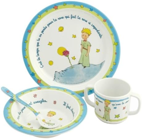 El Principito PP901C - Vajilla infantil (4 piezas, en caja de regalo): Amazon.es: Bebé