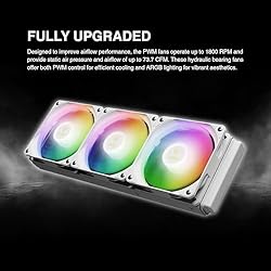 GAMDIAS Aura GL360 Digital WH AIO PC CPU Liquid