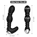 Anal Vibrator Prostate Massager with Dual Motors 7 Strong Vibration Modes, PALOQUETH Unisex Waterproof Anal Stimulator Sex Toy Remote Control for Beginners Advancers Men & Women, Rechargeable