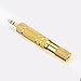 EBOOT 4 Pieces Headphone Adapter 6.35 mm (1/4 Inch) Male to 3.5 mm Female and Audio Stereo Plug 3.5 mm Male to 6.35 mm (1/4 Inch) Female Stereo Jack Adapter for Player, Headphone,Guitar Amplifier