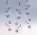 Dizzy Danglers Hanging Party D&eacute;cor, Red and Blue Stars