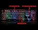 LED Backlit Wired Gaming Keyboard Multimedia Keys, Adjustable 7 Color Backlight, Mechanical Feel PC Games Office Keyboard,822bthumb 3