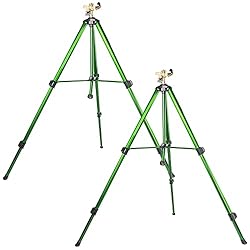 Hourleey Impact Sprinkler on Tripod Base, 2 Pack