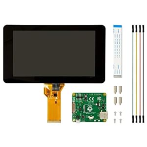 Raspberry Pi 2205755 Touch Screen Display Black,7-Inch, HD