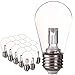 AKAPH LED Bulbs, 18 Pack Commercial Grade 1.5 Watt S14 Replacement Incandescent Lamp with E26 Base, 2200K for Indoor Outdoor Home Décor