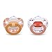 NUK Orthodontic Pacifiers, Girl, 6-18 Months, 2 Pack (Colors May Vary)
