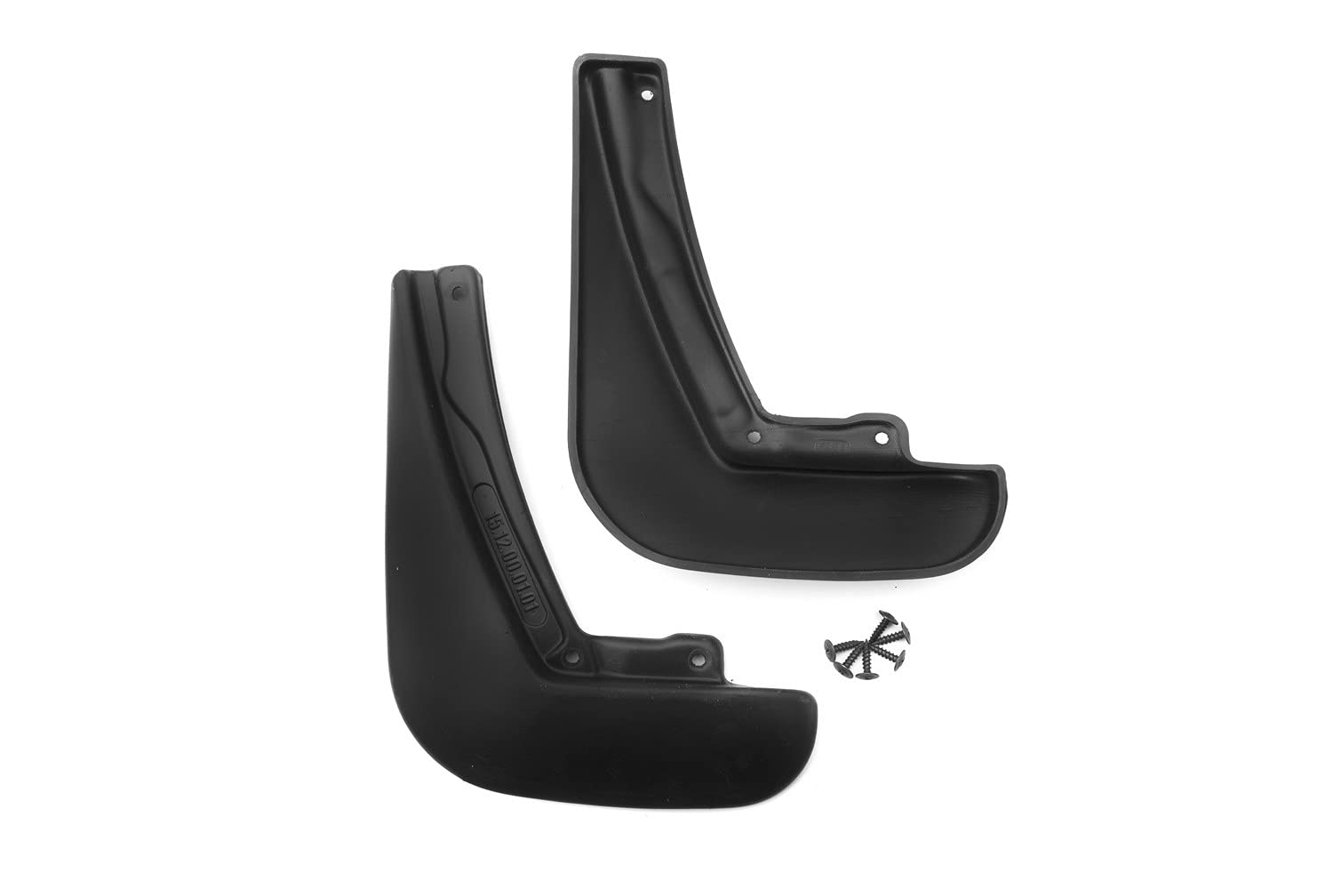 FROSCH Car Rubber Mudflaps Front for FIAT 500, 2007-2011 2 pcs with Fastener & Mounting Screws