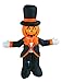 4Ft Inflatable Halloween Pumpkin Man Decoration Inflatables Pumpkin Gentleman Decorations Home Yard Lawn Garden Party Indoor Outdoor
