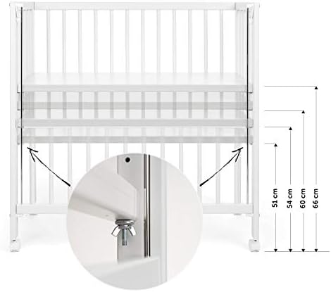 fillikid convertible bedside crib vario 2 in 1